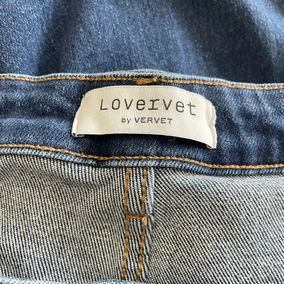 Size 22W Lovervet by Vervet raw hem bootcut jeans - Picture 2 of 2